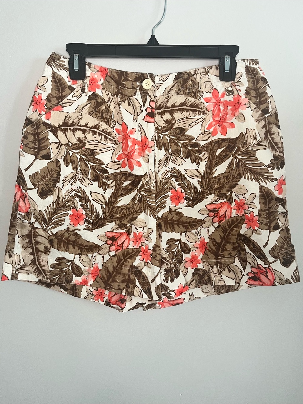 Women's Studio Works Tropical Floral Pattern Shorts